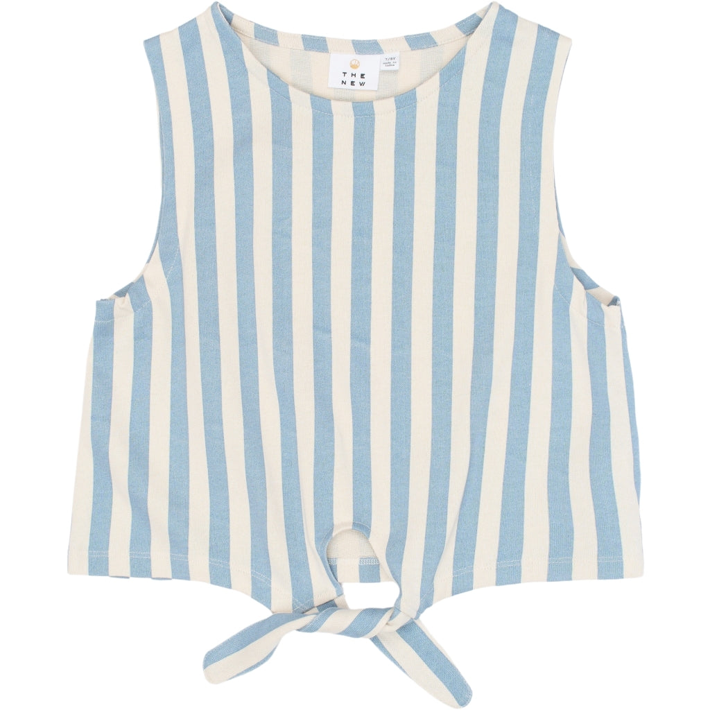THE NEW TNTalia Ærmeløs Top Kortærmede top Forever Blue Striped