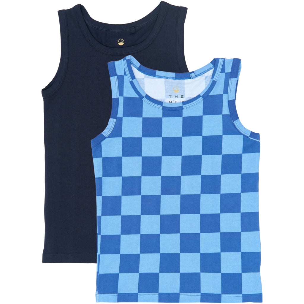 THE NEW TNTanktop 2-Pak Undertøj True Blue AOP