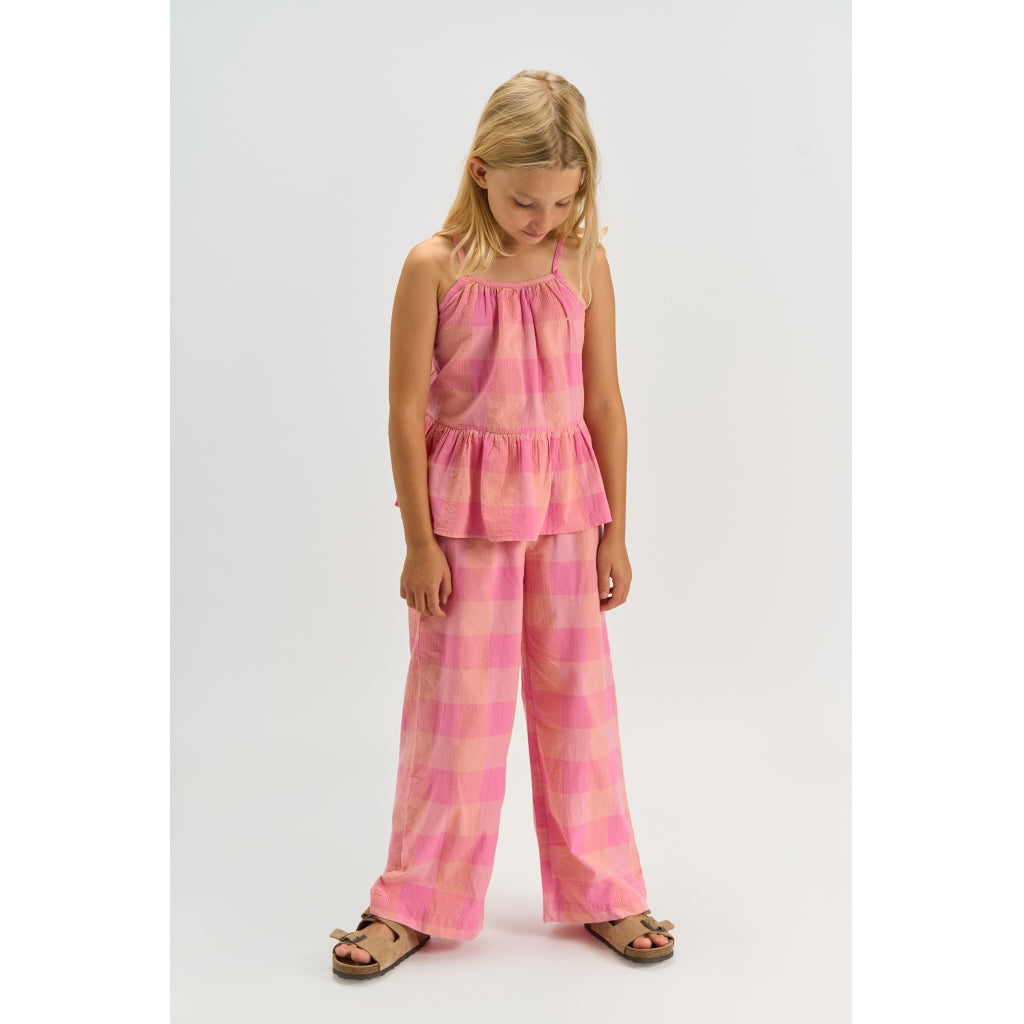 THE NEW TNTasmine Tanktop Kortærmede top Cashmere Rose Checked