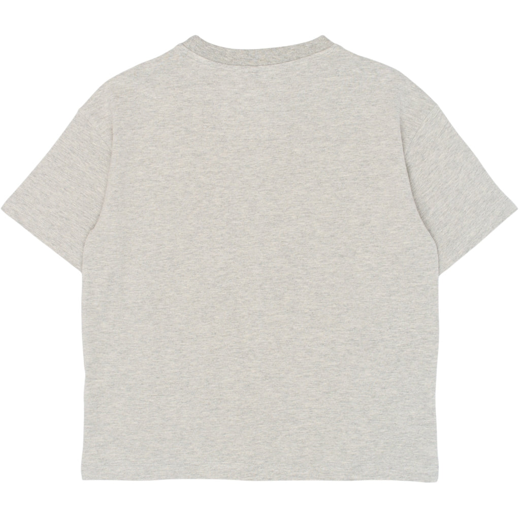 THE NEW TNTeddy Oversize Bluse T-shirt Light Grey Melange
