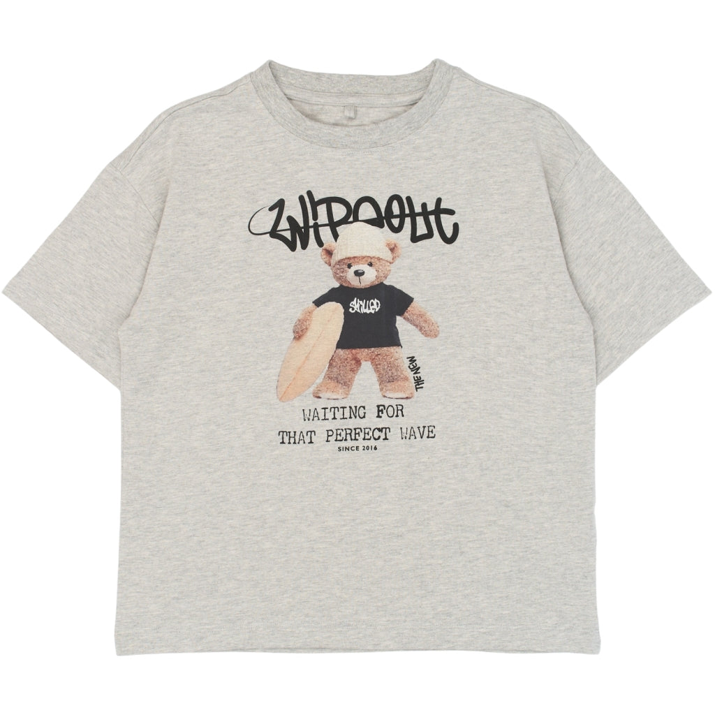 THE NEW TNTeddy Oversize Bluse T-shirt Light Grey Melange