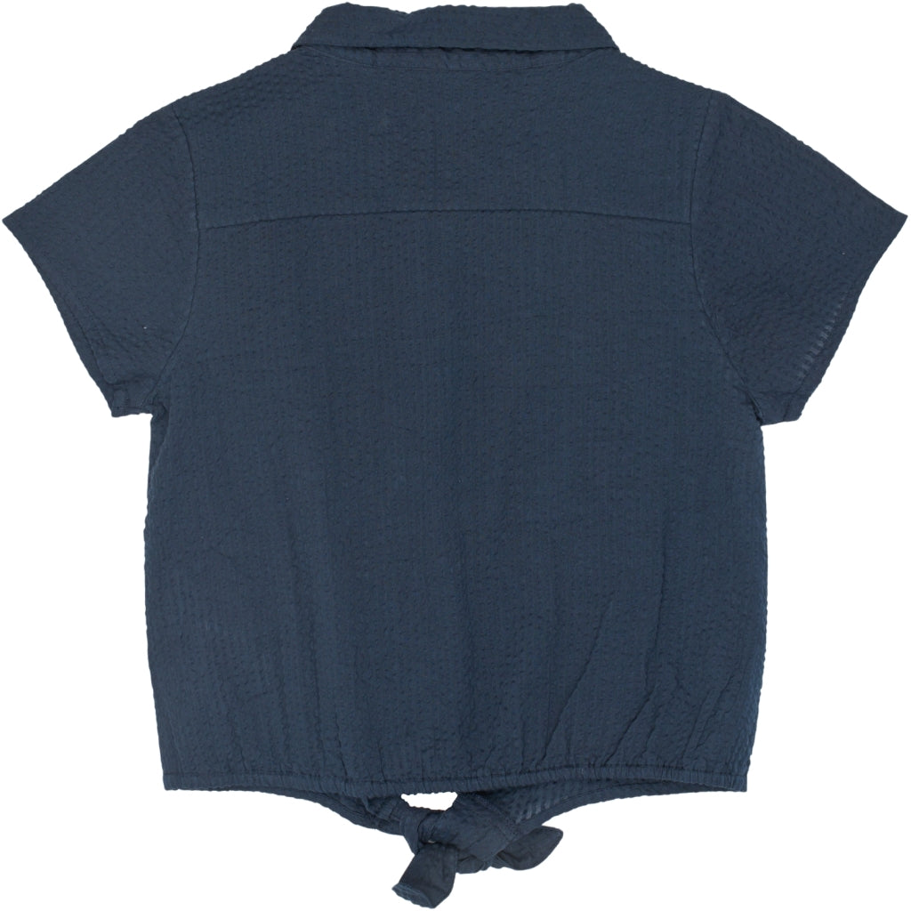 THE NEW TNTessa Kortærmet Skjorte Skjorter Navy Blazer
