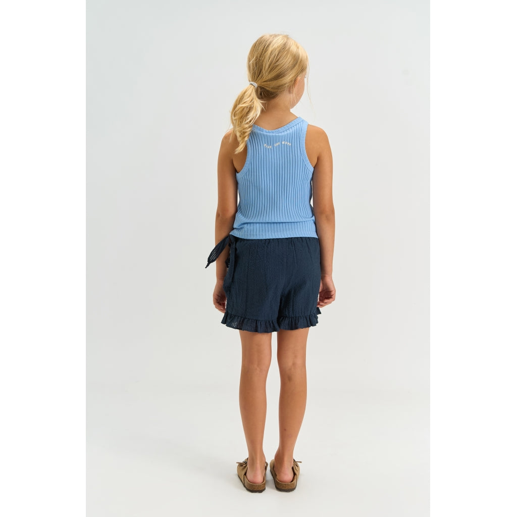 THE NEW TNTessa Wrap Shorts Shorts Navy Blazer