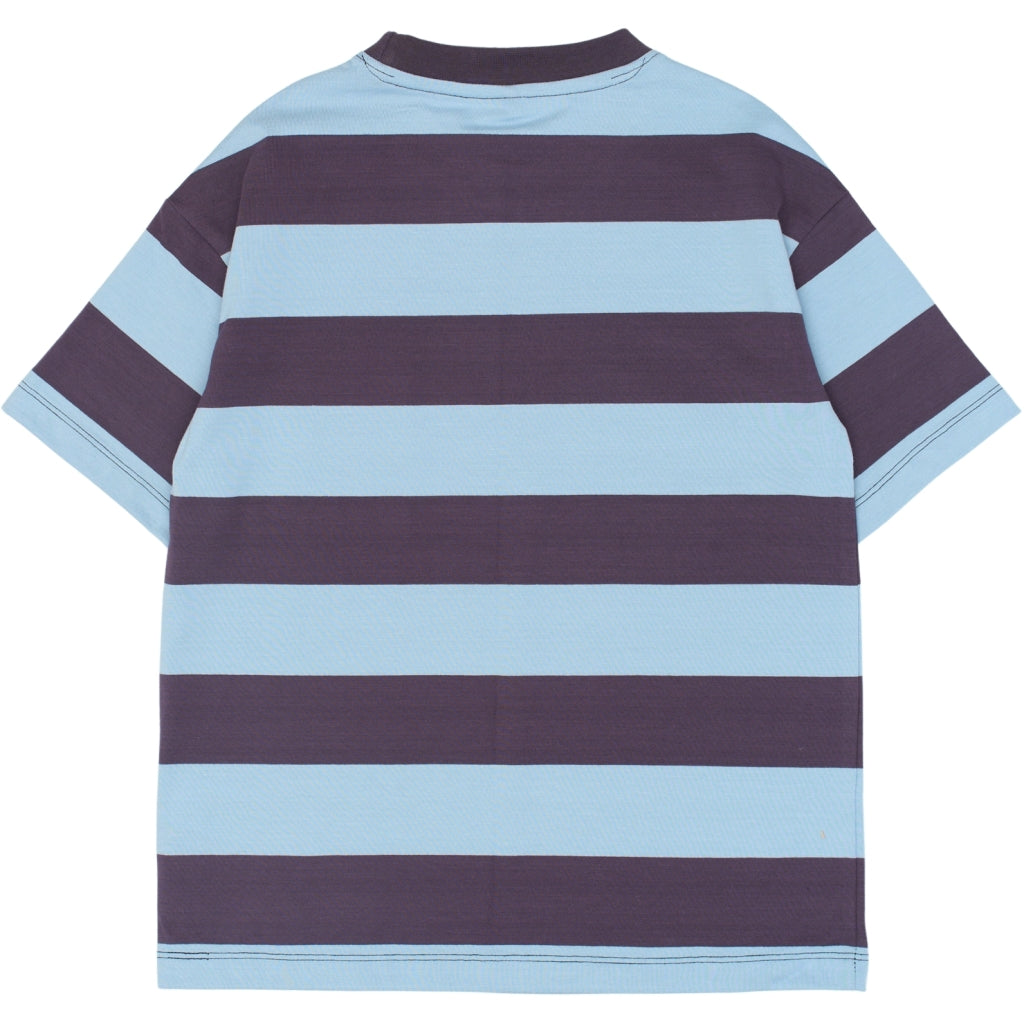 THE NEW TNThomson Oversize Bluse T-shirt Forever Blue Striped