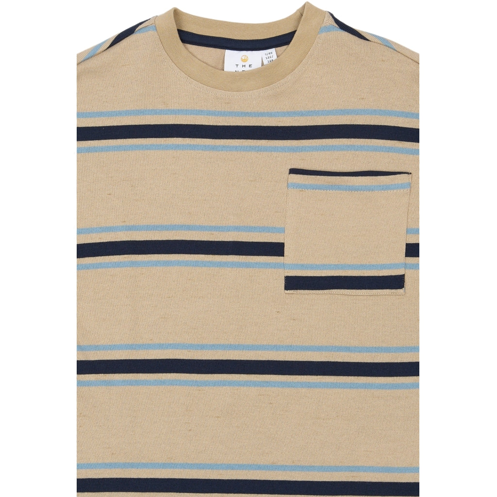 THE NEW TNThor Oversize Long-Sleeved Heavy Bluse Langærmet bluse Humus