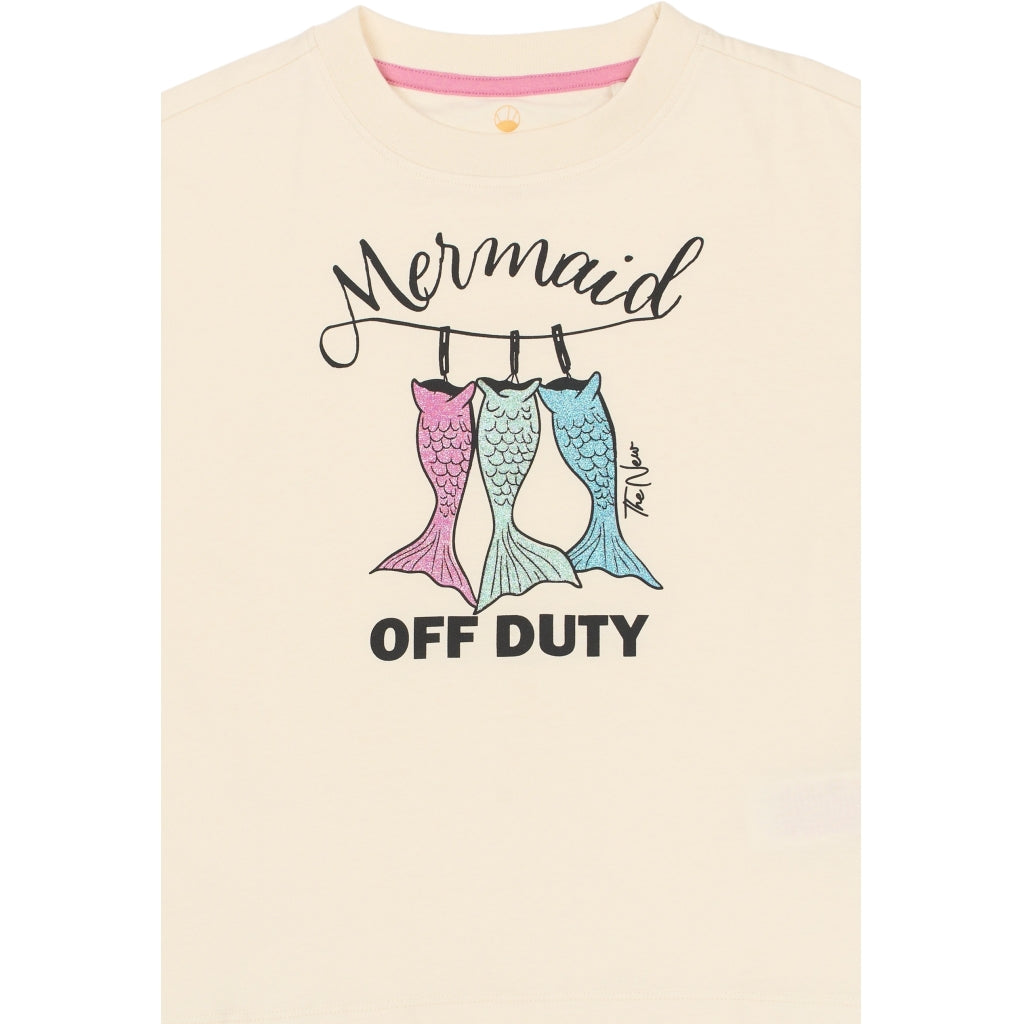 THE NEW TNTia Oversize Bluse T-shirt Gardenia