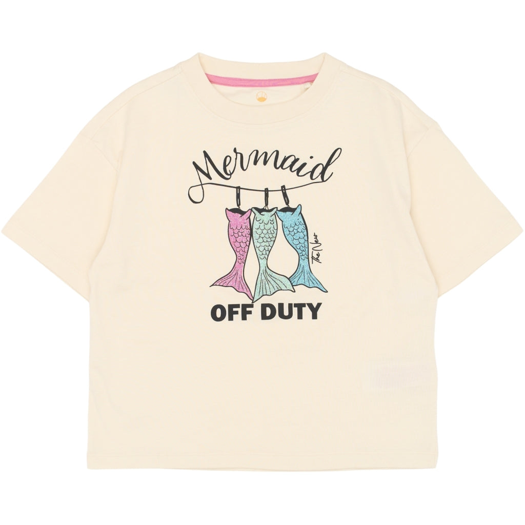 THE NEW TNTia Oversize Bluse T-shirt Gardenia