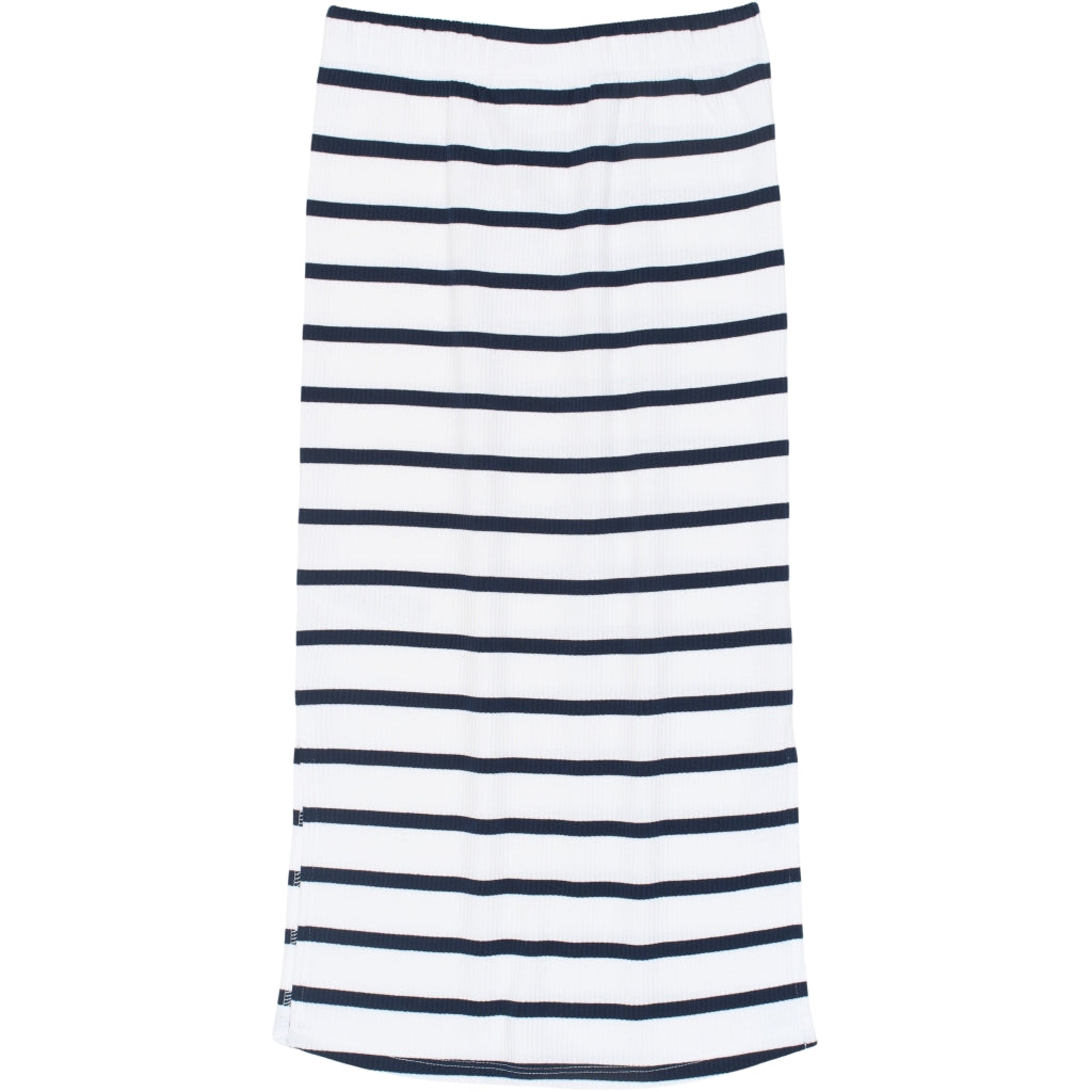 THE NEW TNTish Long Rib Nederdel Nederdel Navy Blazer Striped