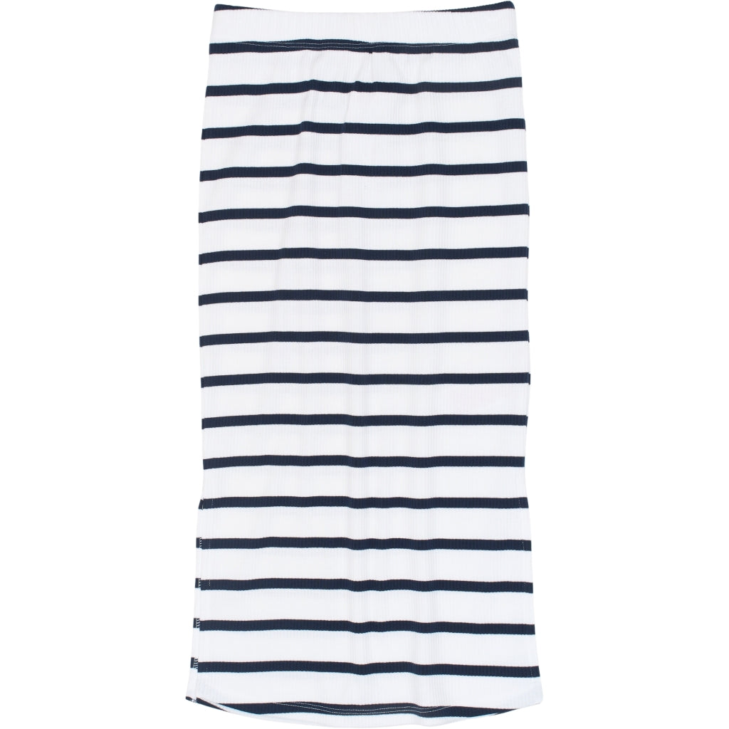 THE NEW TNTish Long Rib Nederdel Nederdel Navy Blazer Striped