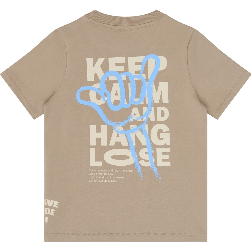 THE NEW TNTitus Oversize Kortærmet Sweat Bluse T-shirt Humus