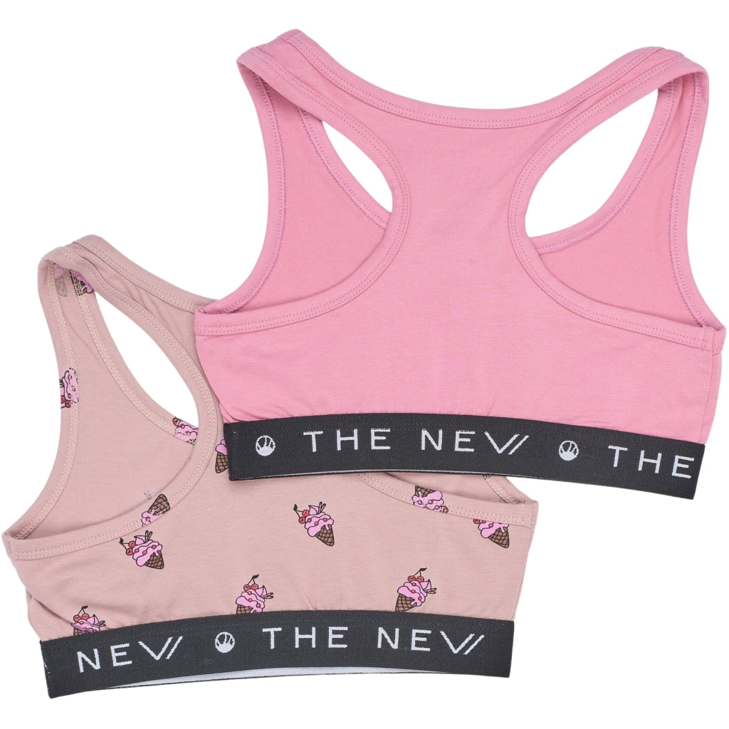 THE NEW TNTop 2-Pak Undertøj Adobe Rose Ice Cream AOP