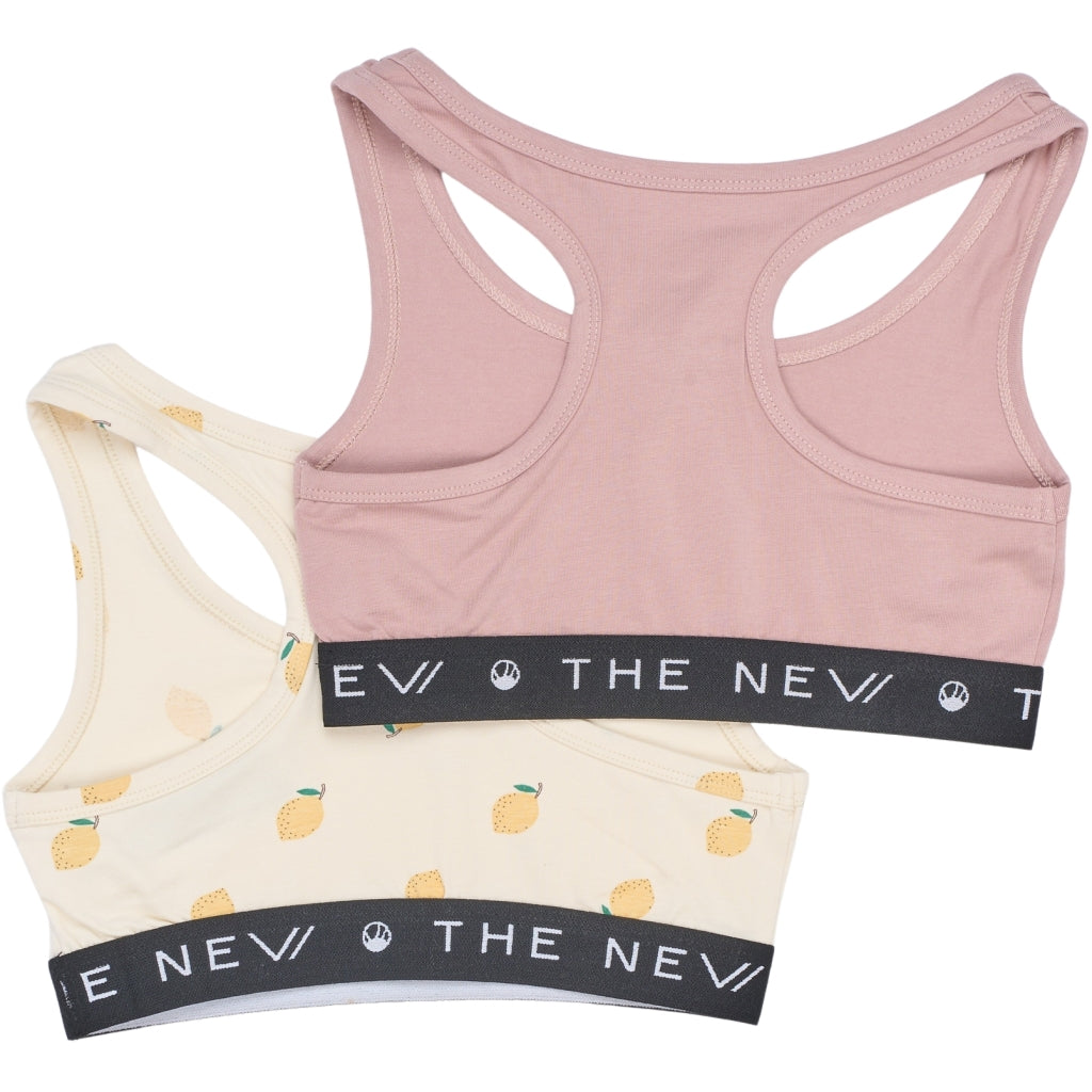 THE NEW TNTop 2-Pak Undertøj White Swan Lemon AOP