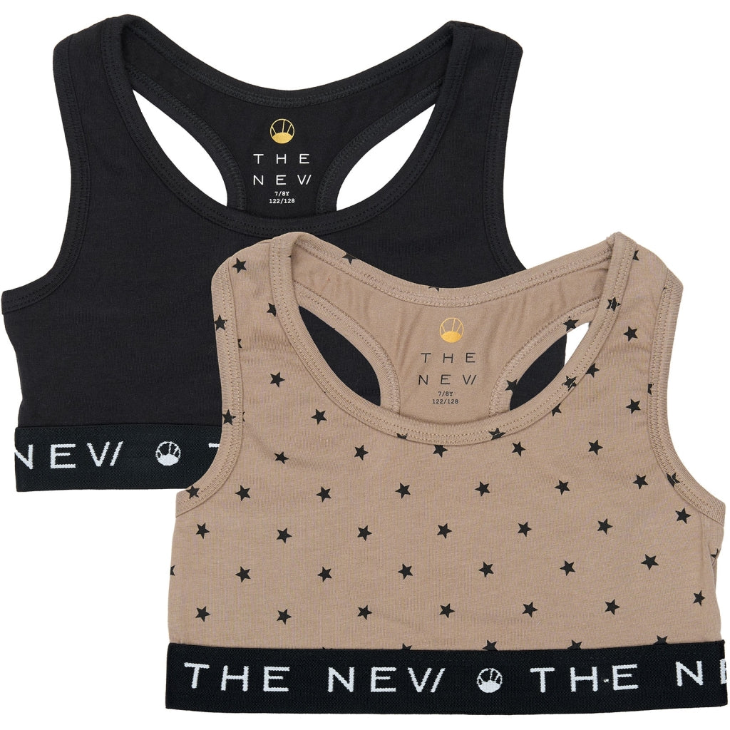 THE NEW TNTop 2-Pak Undertøj Black Beauty