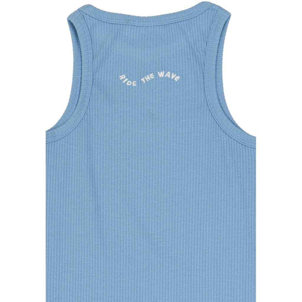 THE NEW TNTove Ærmeløs Rib Kjole Kjoler Forever Blue
