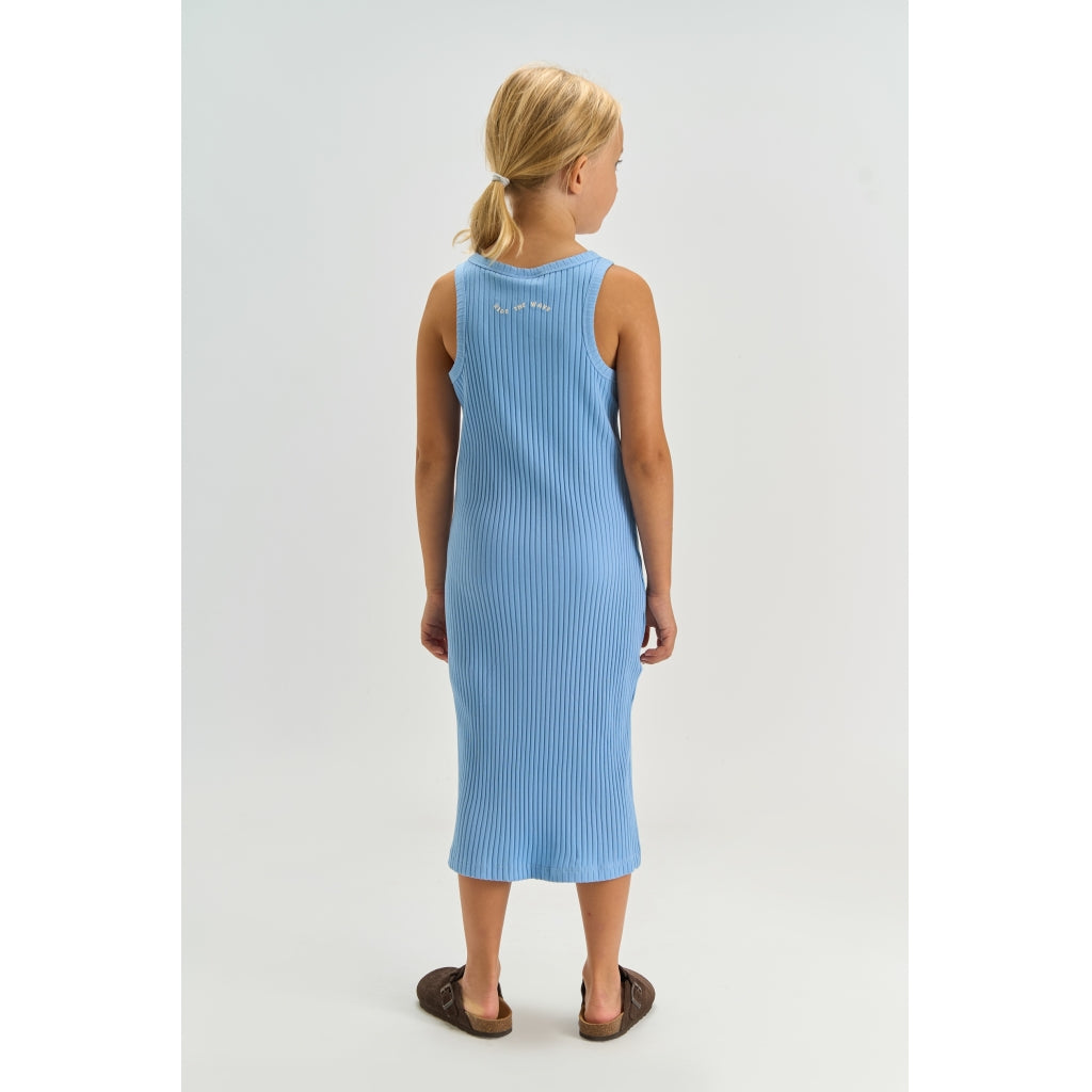 THE NEW TNTove Ærmeløs Rib Kjole Kjoler Forever Blue