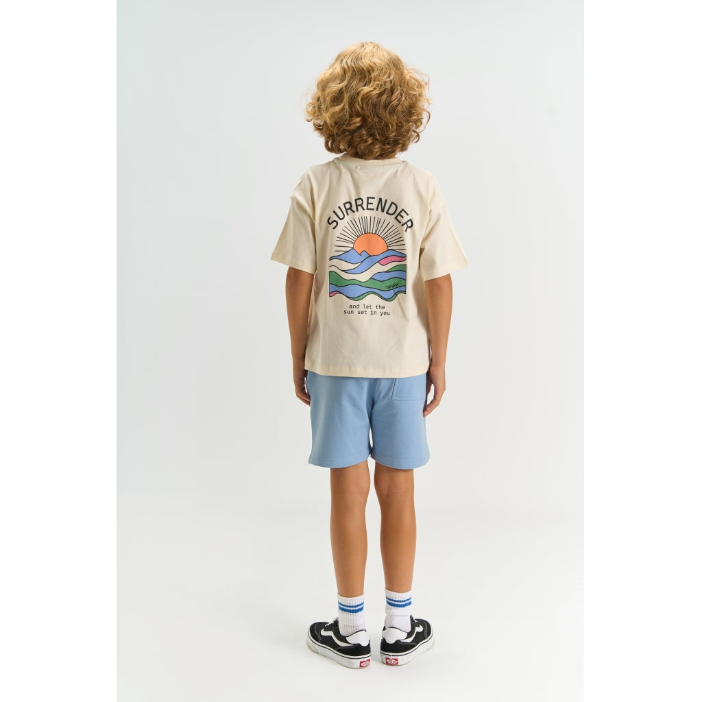 THE NEW TNTuck Oversize Bluse T-shirt Gardenia