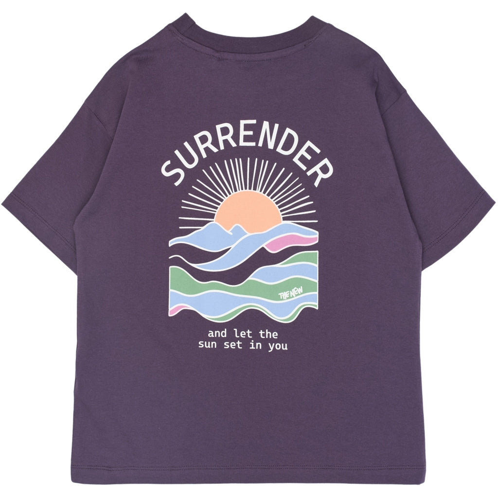 THE NEW TNTuck Oversize Bluse T-shirt Sweet Grape TN