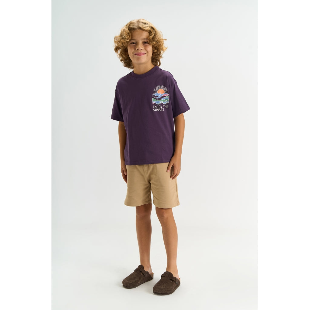 THE NEW TNTuck Oversize Bluse T-shirt Sweet Grape TN