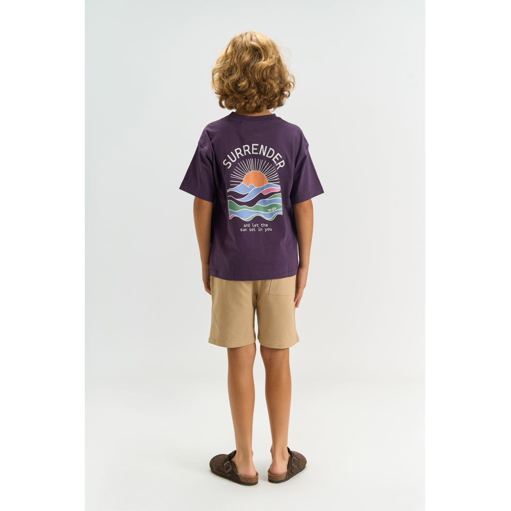 THE NEW TNTuck Oversize Bluse T-shirt Sweet Grape TN