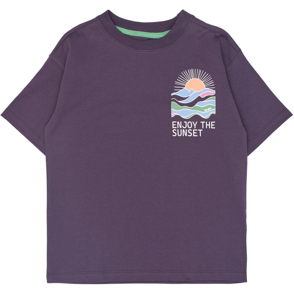 THE NEW TNTuck Oversize Bluse T-shirt Sweet Grape TN