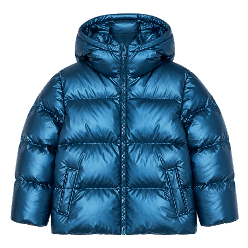 THE NEW TNUffe Puffer Jakke Jakker Metallic Blue