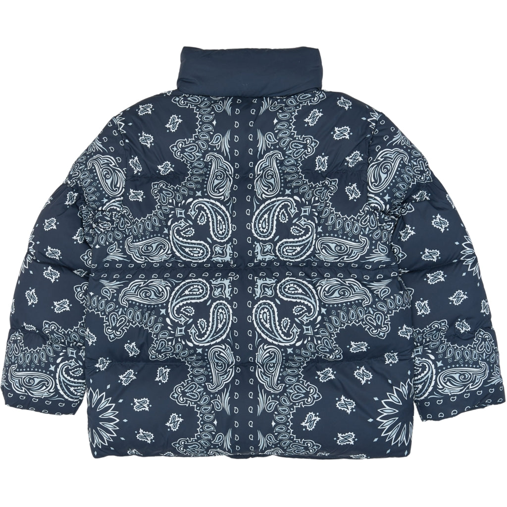 THE NEW TNUllvar Puffer Jakke Jakker Navy Blazer AOP