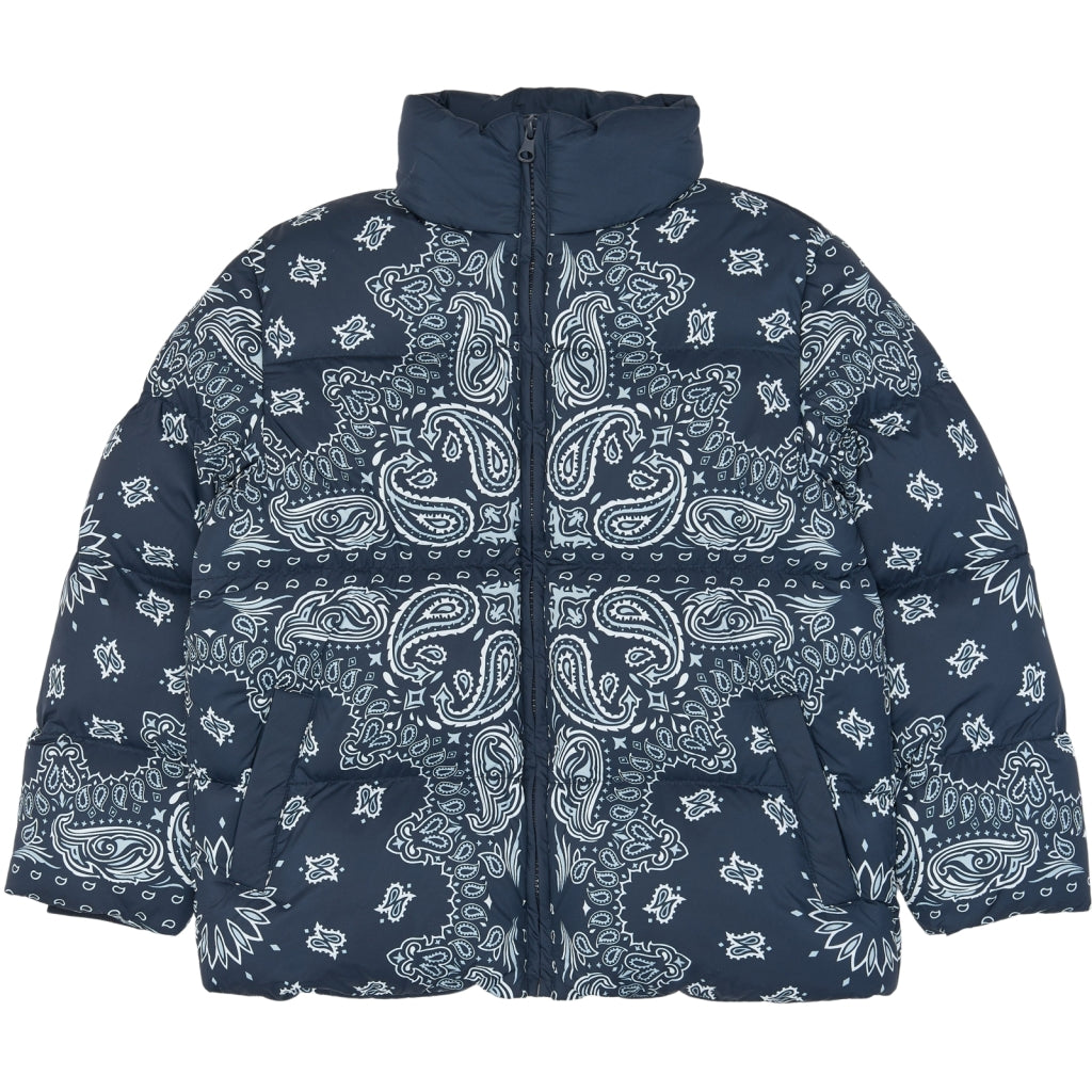 THE NEW TNUllvar Puffer Jakke Jakker Navy Blazer AOP