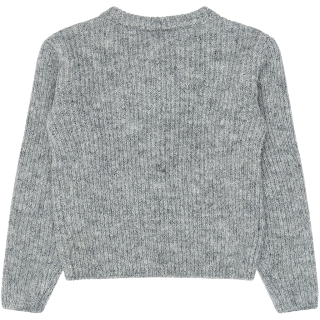 THE NEW TNValencia Strik Cardigan Strik Light Grey Melange