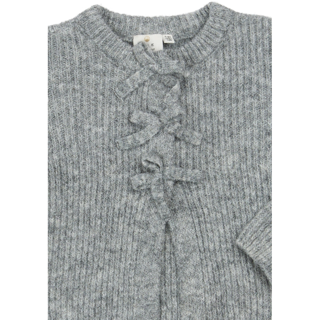 THE NEW TNValencia Strik Cardigan Strik Light Grey Melange