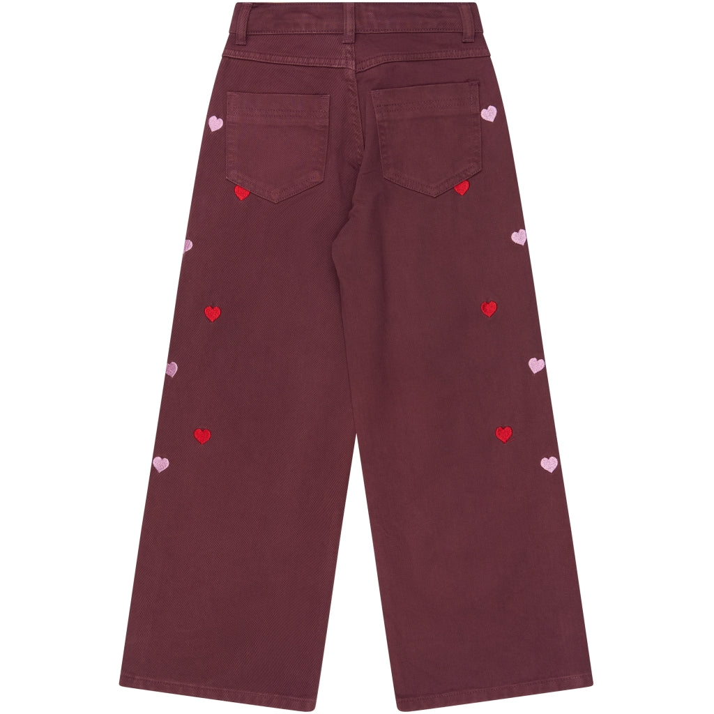THE NEW TNValentine Wide Fit Jeans Jeans Burgundy EMB TN
