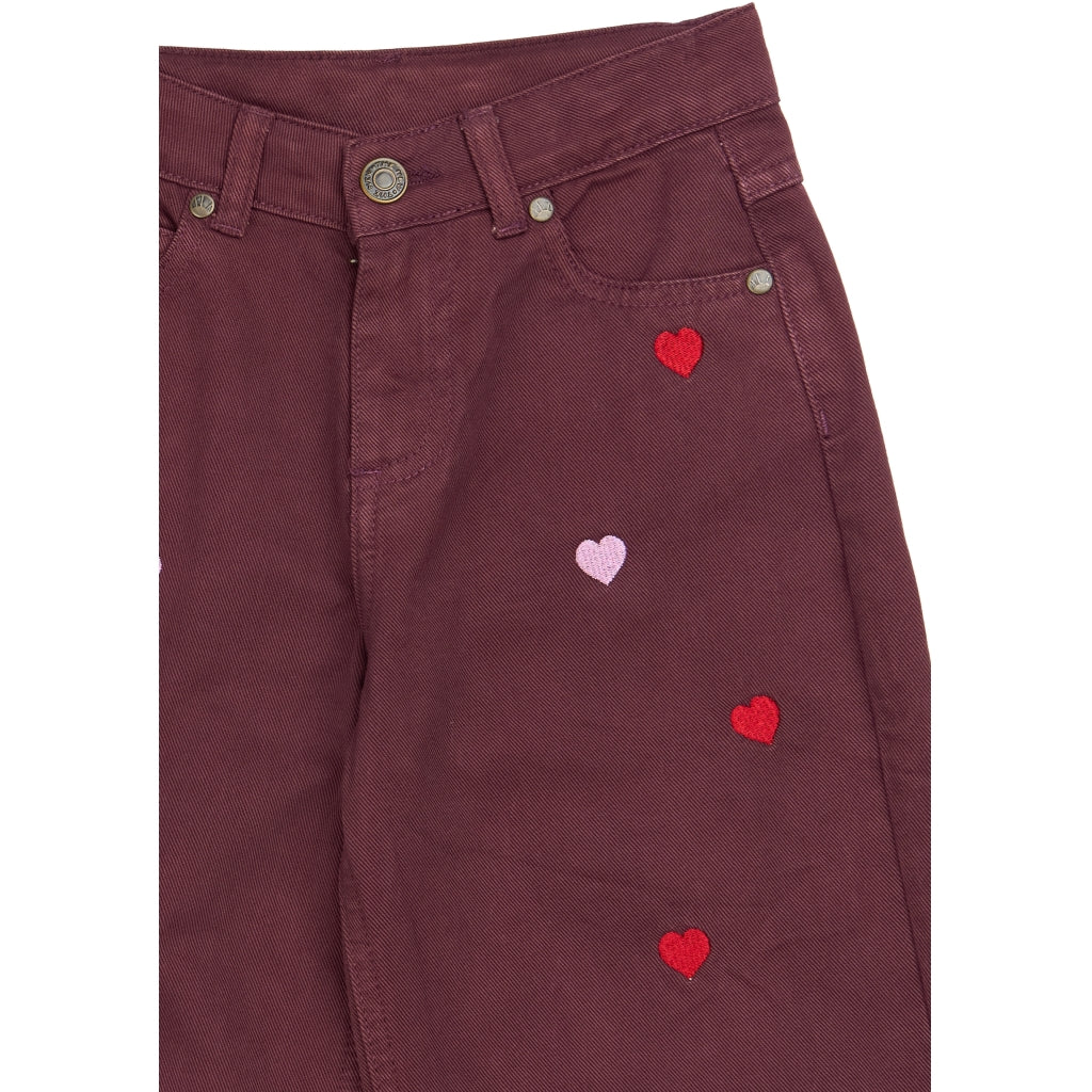 THE NEW TNValentine Wide Fit Jeans Jeans Burgundy EMB TN