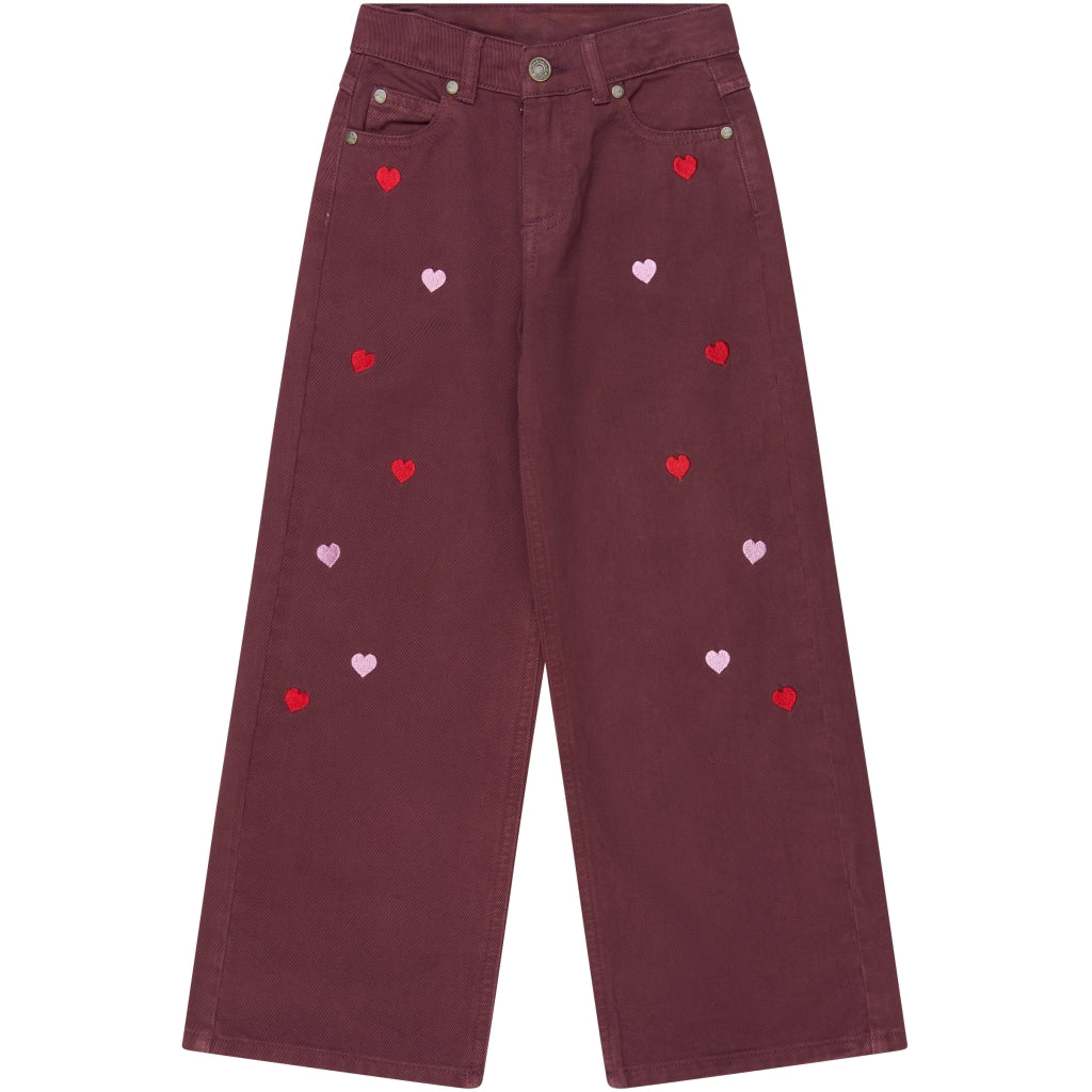 THE NEW TNValentine Wide Fit Jeans Jeans Burgundy EMB TN
