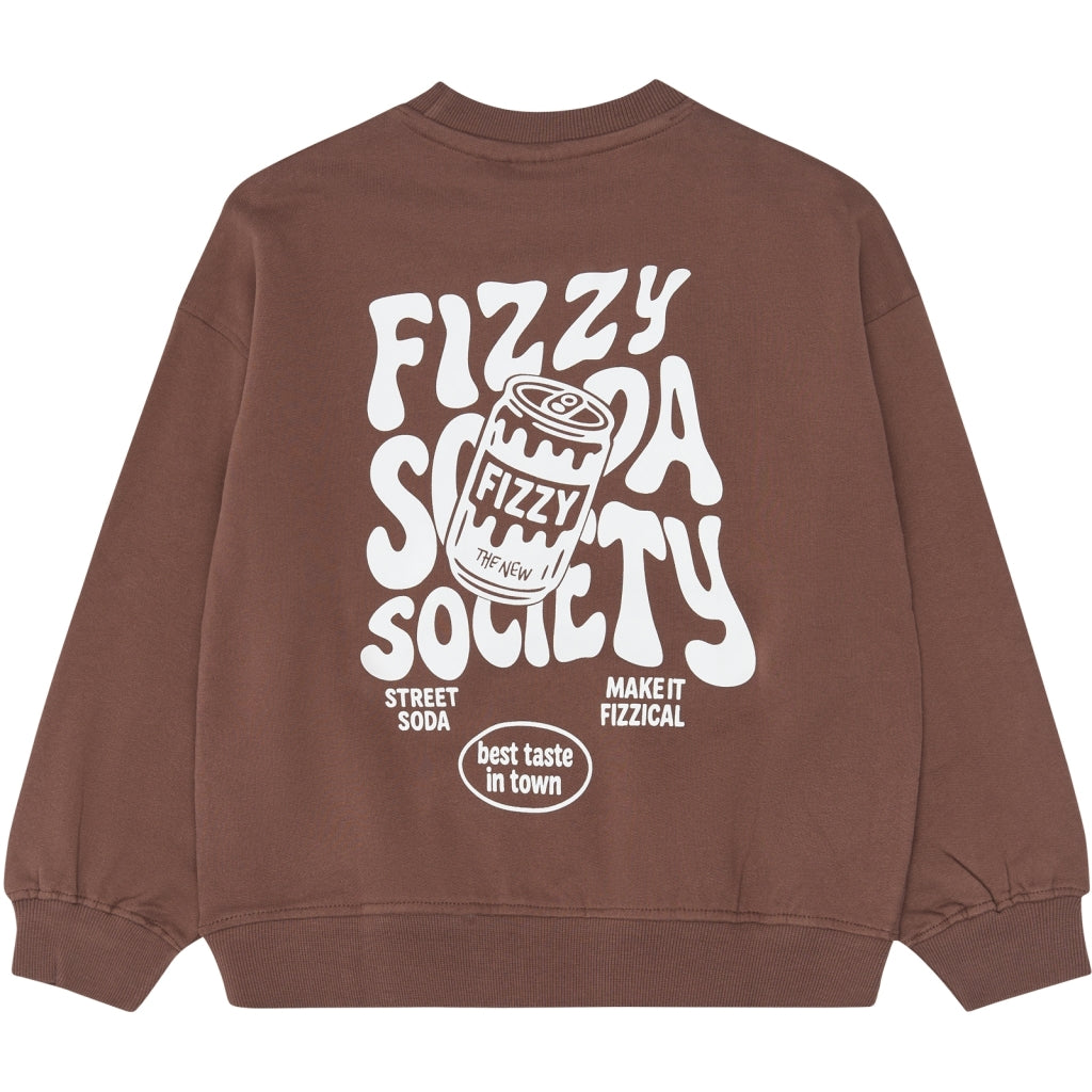 THE NEW TNValentino Oversize Sweatshirt Sweatshirt Chestnut