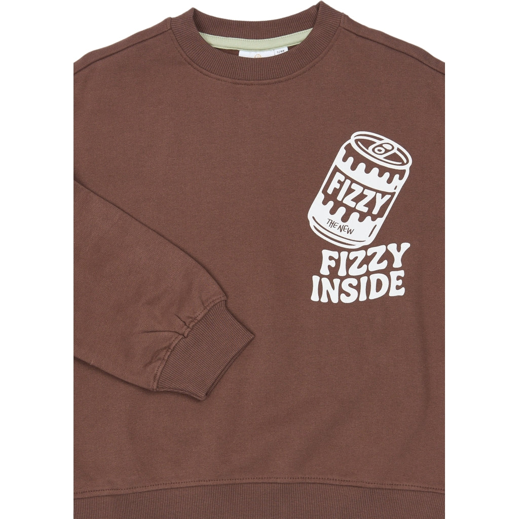 THE NEW TNValentino Oversize Sweatshirt Sweatshirt Chestnut