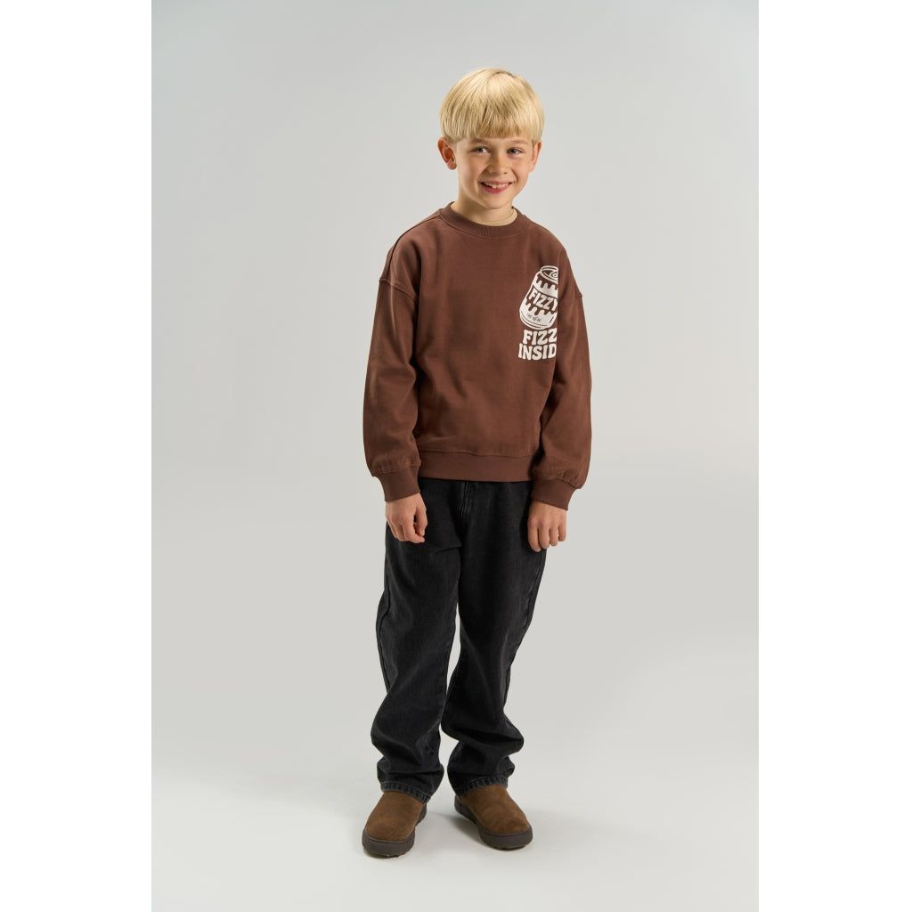 THE NEW TNValentino Oversize Sweatshirt Sweatshirt Chestnut