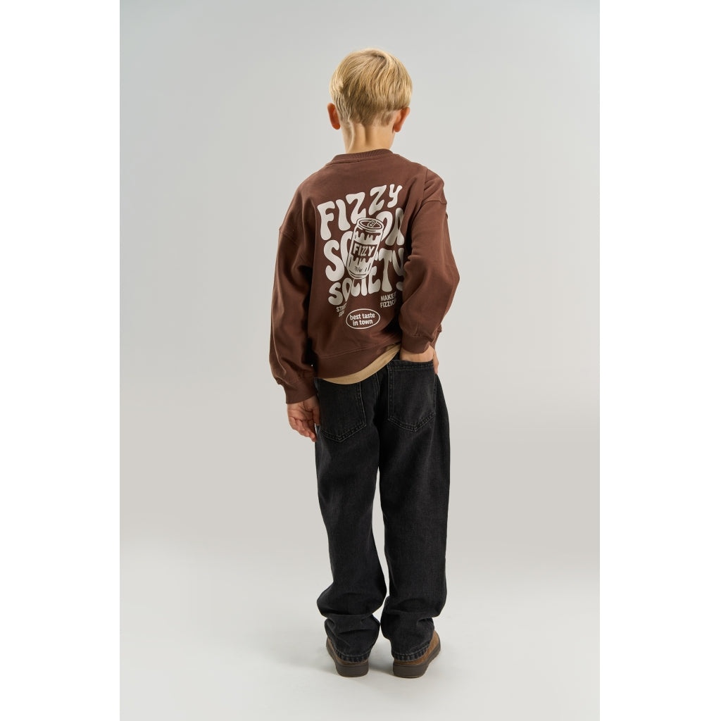 THE NEW TNValentino Oversize Sweatshirt Sweatshirt Chestnut