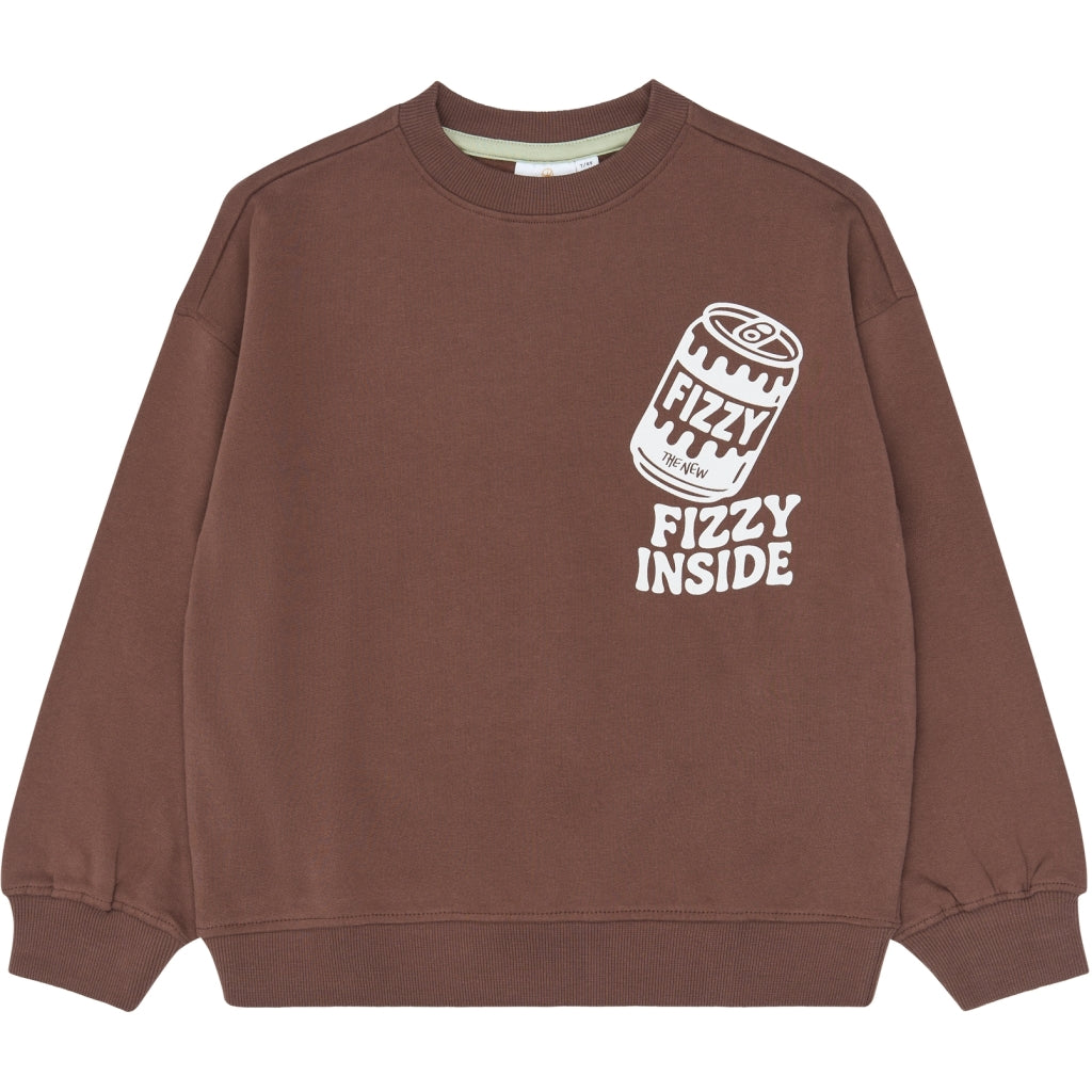 THE NEW TNValentino Oversize Sweatshirt Sweatshirt Chestnut