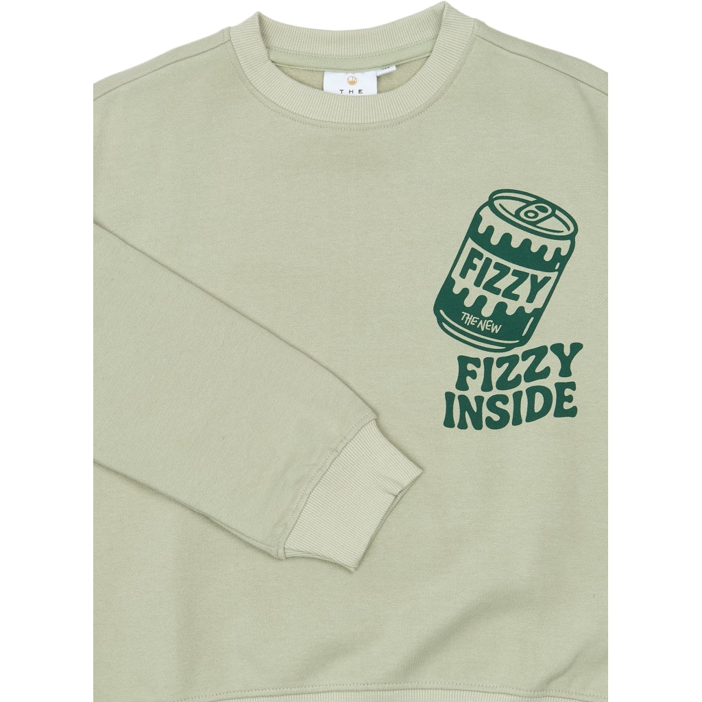 THE NEW TNValentino Oversize Sweatshirt Sweatshirt Mineral Gray