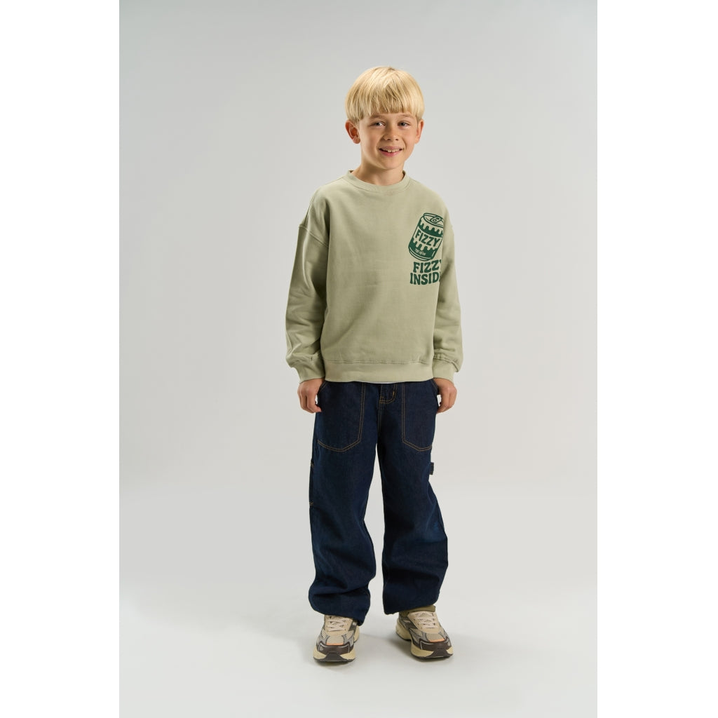 THE NEW TNValentino Oversize Sweatshirt Sweatshirt Mineral Gray