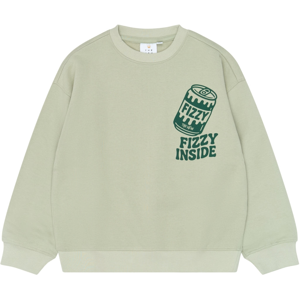 THE NEW TNValentino Oversize Sweatshirt Sweatshirt Mineral Gray