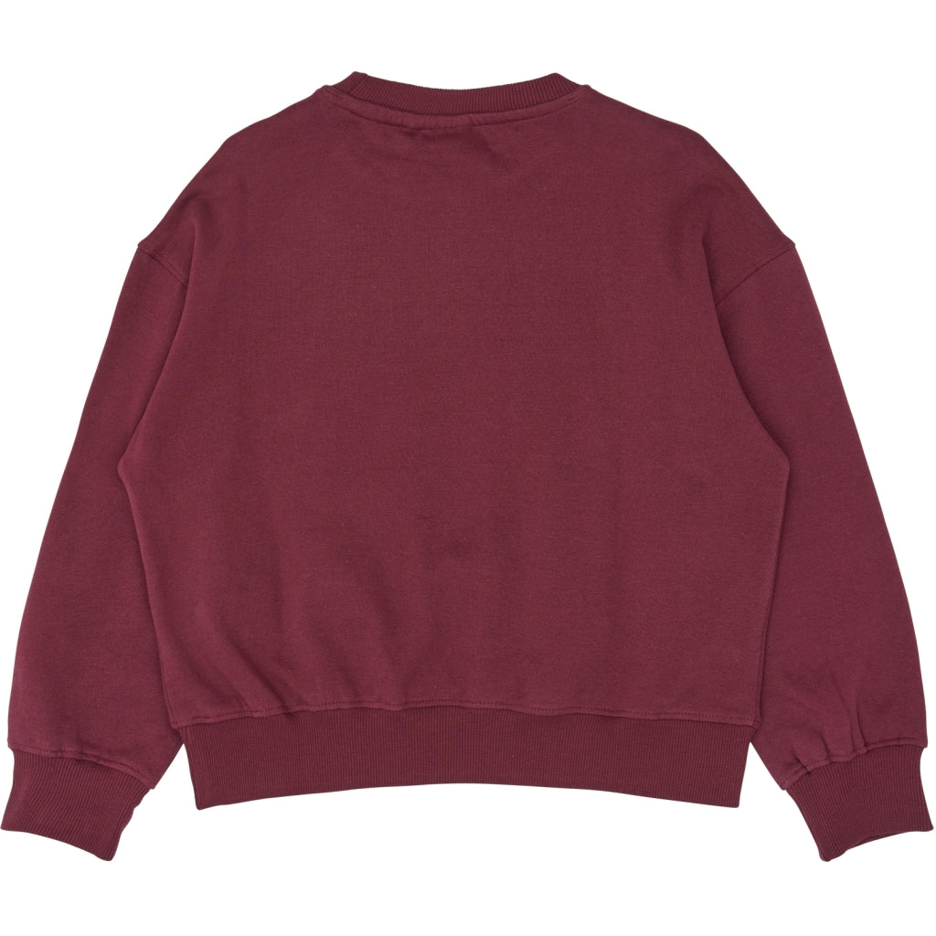 THE NEW TNValerie Oversize Sweatshirt Sweatshirt Burgundy TN