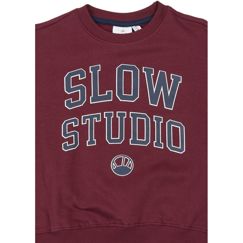 THE NEW TNValerie Oversize Sweatshirt Sweatshirt Burgundy TN