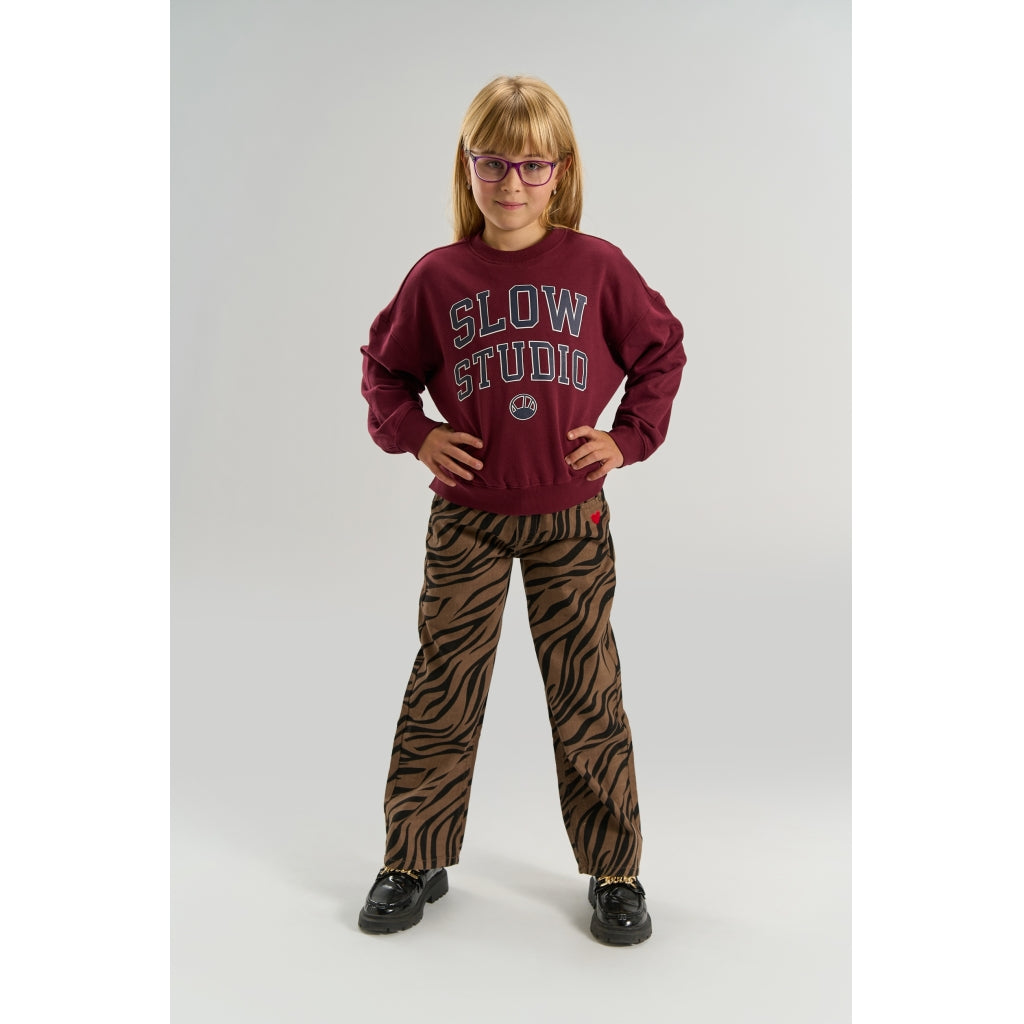 THE NEW TNValerie Oversize Sweatshirt Sweatshirt Burgundy TN