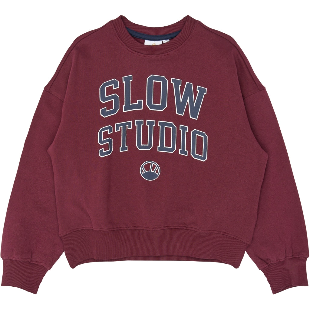 THE NEW TNValerie Oversize Sweatshirt Sweatshirt Burgundy TN
