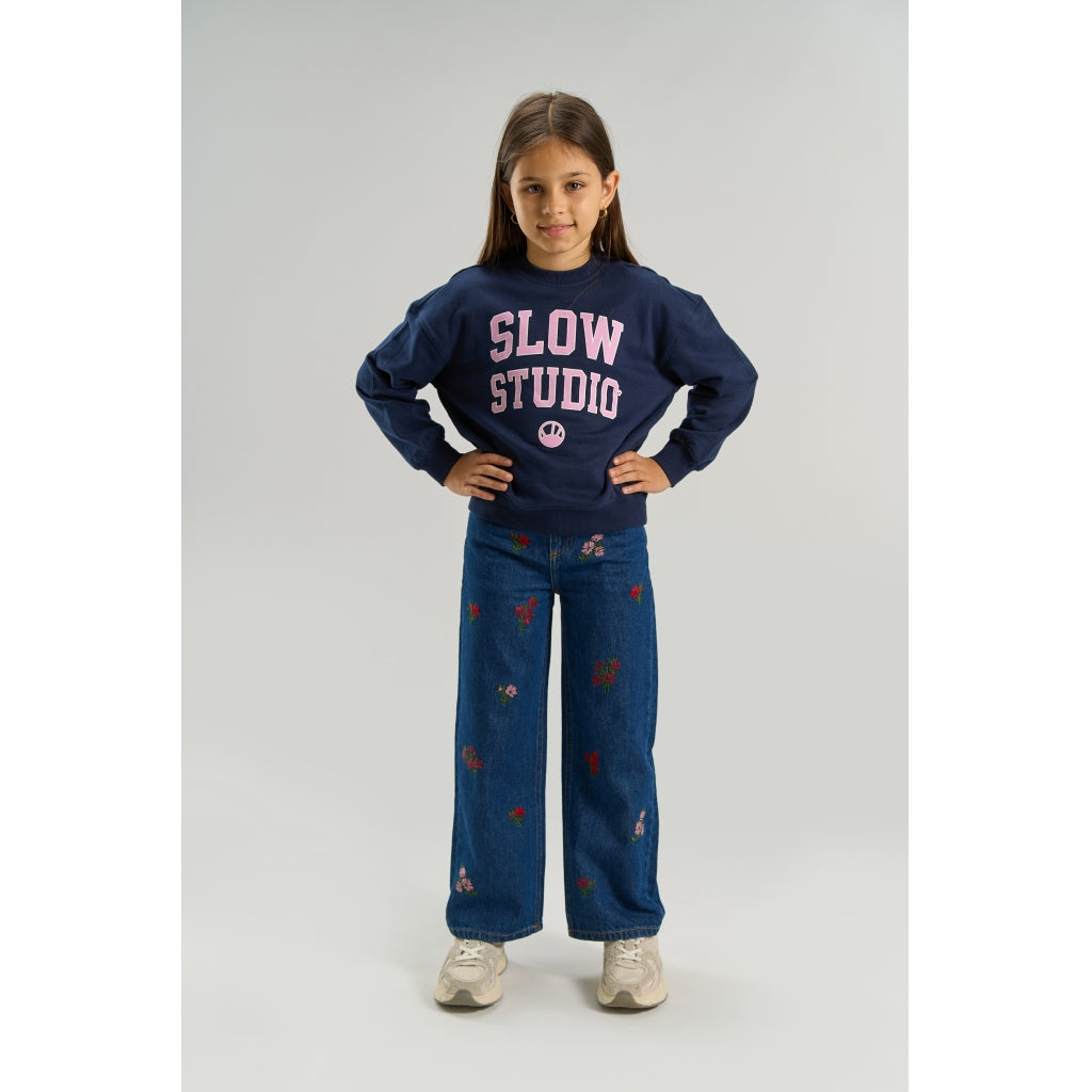 THE NEW TNValerie Oversize Sweatshirt Sweatshirt Navy Blazer