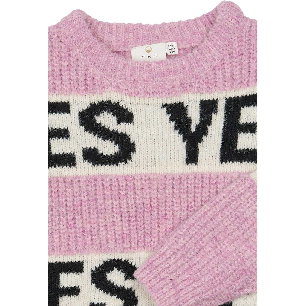 THE NEW TNValette Knit Striktrøje Strik Pink Lavender TN