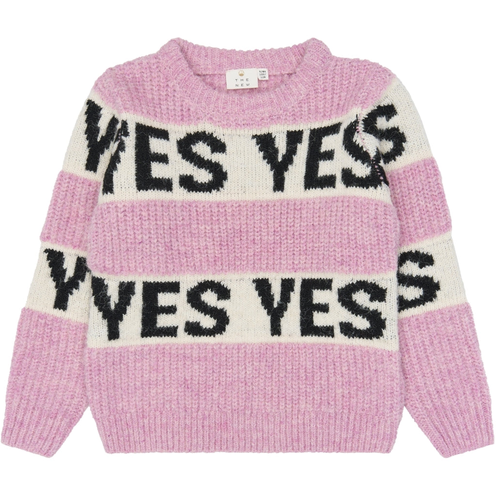 THE NEW TNValette Knit Striktrøje Strik Pink Lavender TN