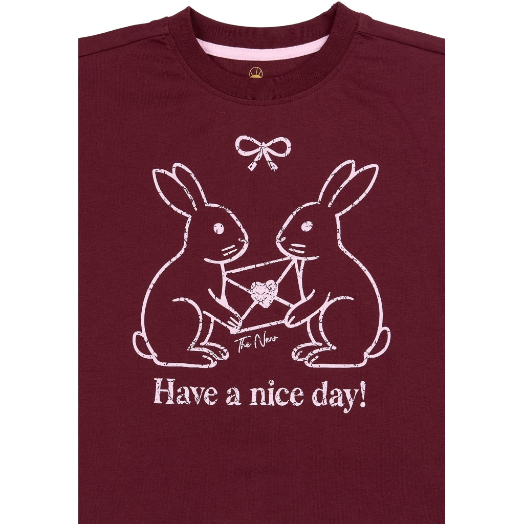 THE NEW TNValkyrie Oversize T-Skjorte T-shirt Burgundy TN