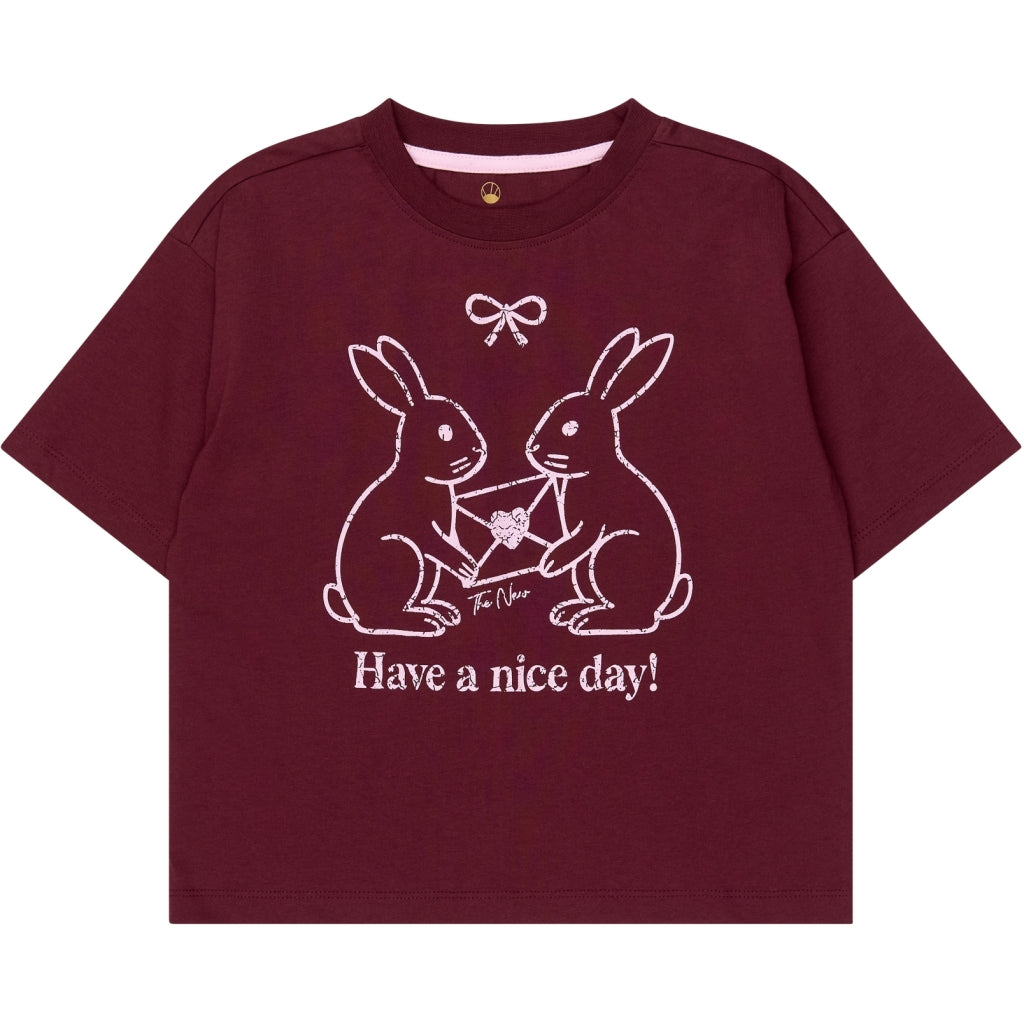 THE NEW TNValkyrie Oversize T-Skjorte T-shirt Burgundy TN