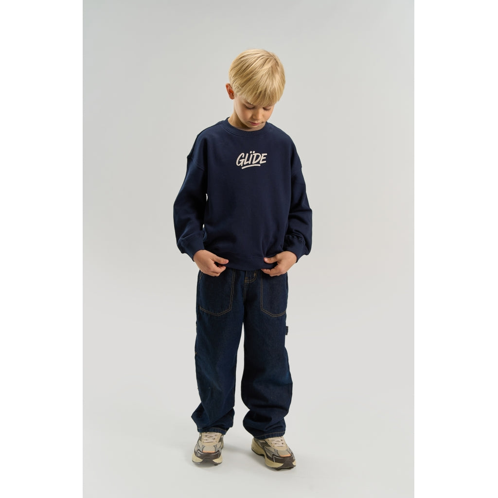 THE NEW TNVance Oversize Sweatshirt Sweatshirt Navy Blazer